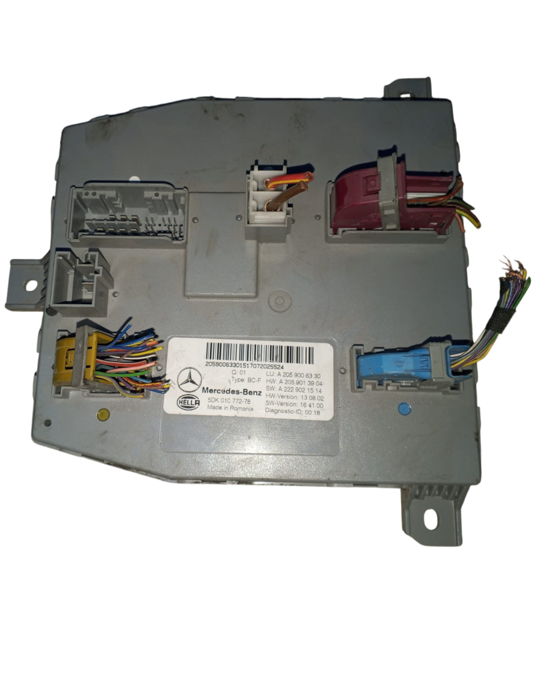 Mercedes W205 Front Sam Control Module A 205 900 63 30